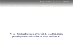 Desktop Screenshot of hjadvisors.com